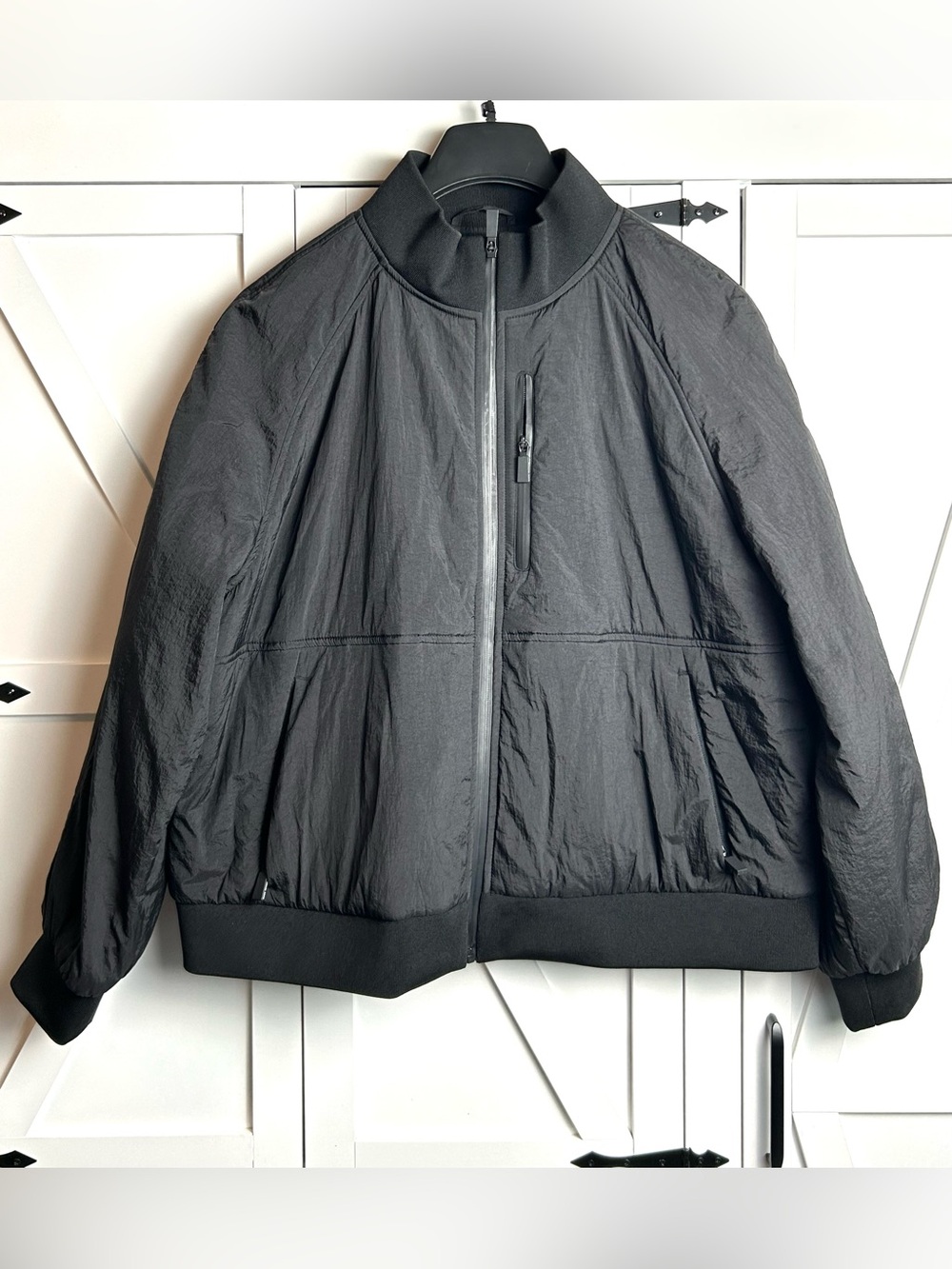 Michael Kors Black Lightweight Bomber Jacket XL